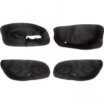 Microfiber Leather Armrest Panel Cover for Skoda Superb 2002-2006 Left Hand Drive
