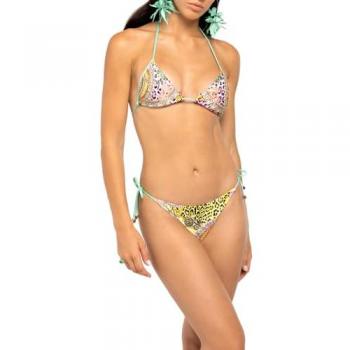 Bikini Triangolo e Slip Laccetti Pretty Strass Donna