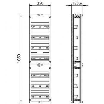 ABN VR17 Panneau de Distribution Unité unique