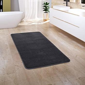 Zerbino Bagno Memory Foam 50x80 cm Antracite