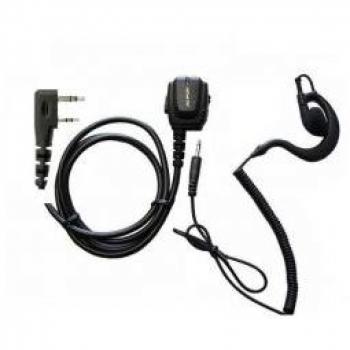Jetfon Kenwood Funkgeräte Ohrhaken‑Headset