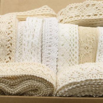 Dentelle Artisanale Coton 1-3cm – 20 Yards