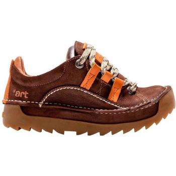 Zapatos unisex de piel 0590 Skyline marrón con plantilla extraíble