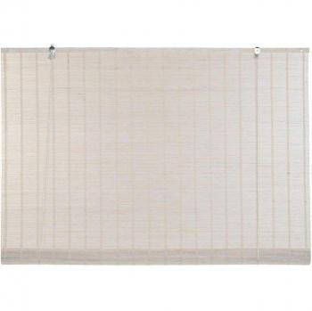 Estor Barnizado Blanco en Bambú 120x230 cm – DKD