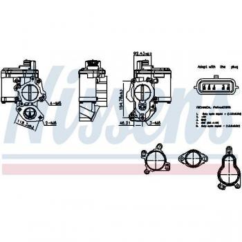 EGR Valve Nissens 98265