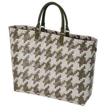 Handed By Einkaufskorb Handed By Shopper Mayfair Olive Champagne (L)