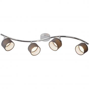 Alys LED Deckenleuchte Lucide 4×5 W 3000 K Chrom