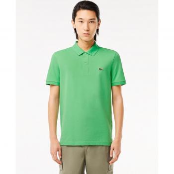 Lacoste Slim Fit Green Polo Shirt for Men Size S