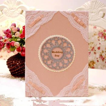 Customizable European Marble Guest Book for Events