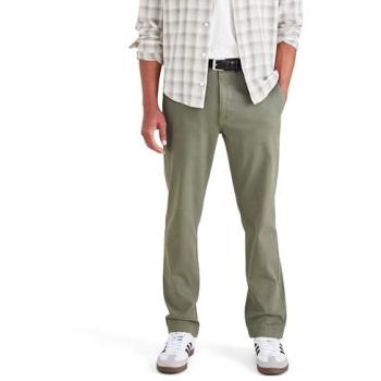 Pantalon chino slim California vert en coton