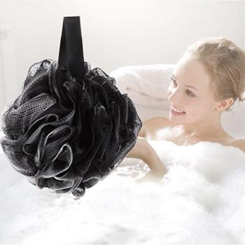Black Shower Loofah Sponge