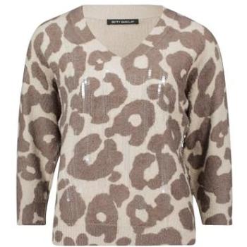 Betty Barclay Strickpullover in Taupe, 3/4-Ärmel, Größe 42