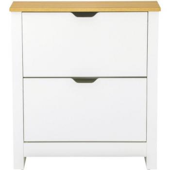 Scarpiera Moderna 12 Paia Homcom 72x26x80 cm Bianco
