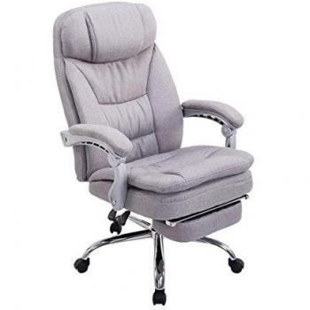 CLP Sedia da ufficio xl Troy tessuto grigio