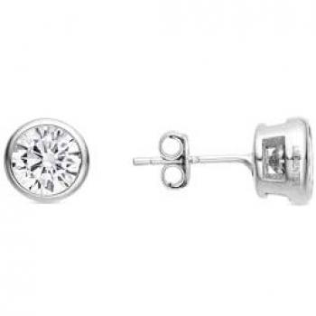 Pendientes “Esplendor Plateado” – Luxenter, 925 Plata, Circonita Brillante, Rodio