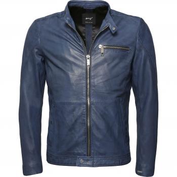 MAZE Lederjacke für Herren, Modell 181Berwick, 3XL, blau
