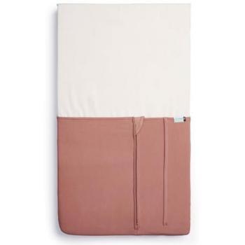 Organic Crib Comfort Wrap – Caramel Grid