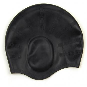 Gorro de piscina elástico con protección de orejas