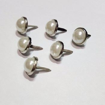 Perlas Doradas Navideñas – Tachuelas 12 mm