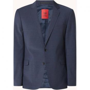 Strellson Slim Fit 2-Knopf-Sakko 'Flex Cross', Größe 52 - Marine