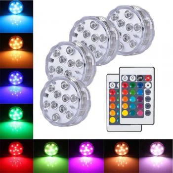 Submersible RGB Night Light with IR Remote