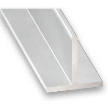 Cqfd Perfil T de Aluminio Anodizado Incoloro 1 m