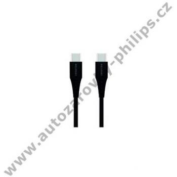 USB‑C a USB‑C 3 A, 1 m, negro, con carga rápida