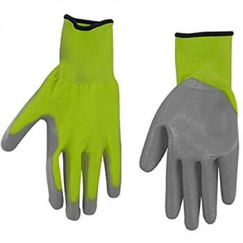 Kew Gardens Grey/Green Seeding and Weeding Gloves