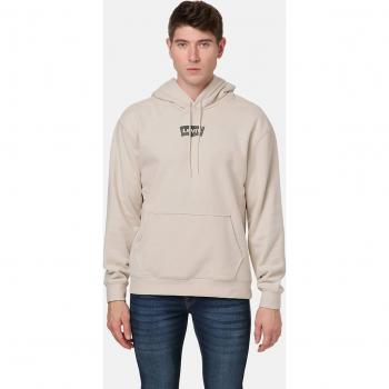 Levi's Capucha Relajada Sudadera con Gráfico Blanco y Negro Talla L