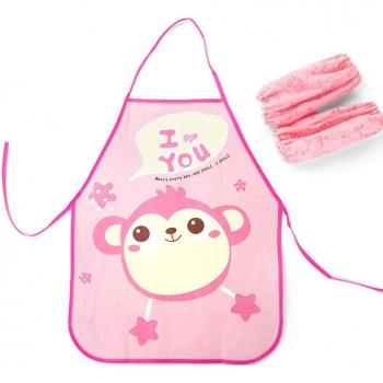 Kids Waterproof Cooking Apron and Arm Protectors