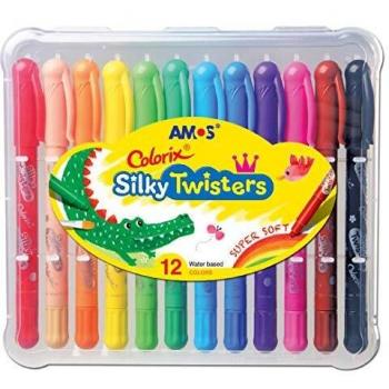 Pastelli Silky Twisters Amos 12 colori