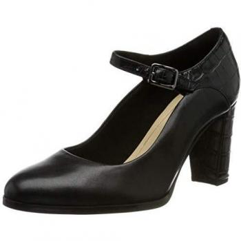 Clarks Damen Kaylin Alba RiemchenPumps, Black Combi