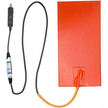 Silicone Heated Pizza Delivery Pad 152x304mm 100W 12V