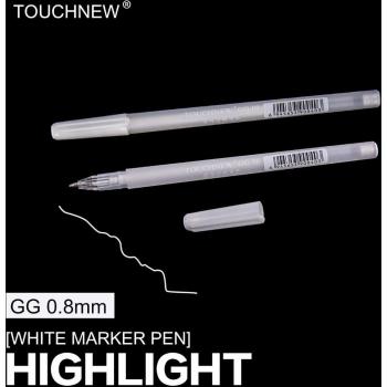TOUCHNEW 0.8mm White Fine Liner Pen