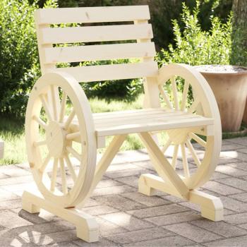 Garden Chair 58x58x78.5 cm Solid Wood Fir Vidaxl