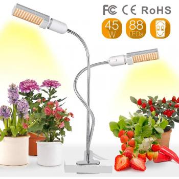 Lampe de Croissance LED Grow Light Spectre Complet 88 LED