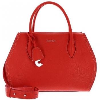 Sacs Coccinelle Orange en Cuir – Épaule Grattée M Gazpacho