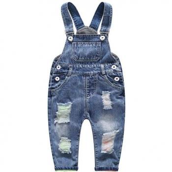 Denim Dungaree Set for Toddlers