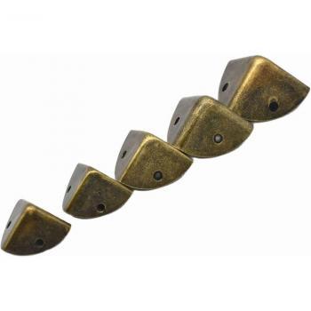 Boîte Métal Décorative Bronze 20‑35 mm Clip d’Angle Sécurisé