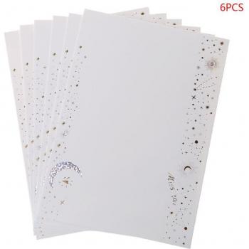 Starry Sky Letter Set - 6 Envelopes