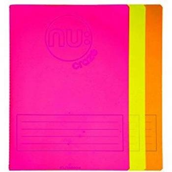 NU CRAZE GLOW STITCHED SPINE A5 NOTEBOOK