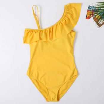 Mum and Me Family Swimwear Yellow Monokini