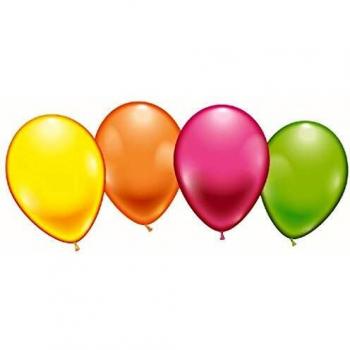 Karaloon 8‑er Neon Ballons – 25 cm, bunt