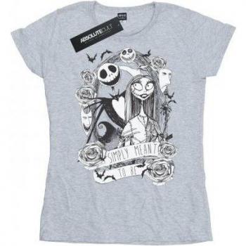 T-shirt Simply Meant To Be Donna - Nightmare Before Christmas