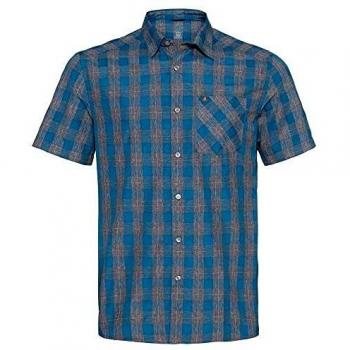 Camicia A Maniche Corte Odlo Mythen Outdoor Blu / Grigio Melange S