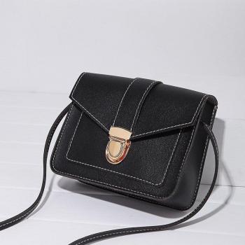 Sac à bandoulière pour téléphone en cuir PU jaune