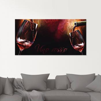 Artland Glasbild »Weinliebhaber«, Getränke, (1 St.), in verschiedenen Größen