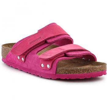 Uji Donna Suede Leather/Fucsia Tulip Calzatura Stretta 41