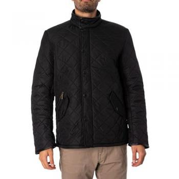 Barbour Steppjacke mit Stehkragen XL - Schwarz