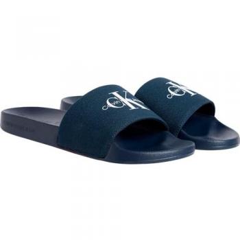 Chancla Azul MK Marina CK Monograma
